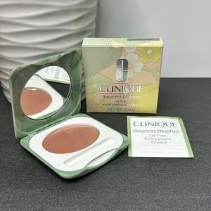 NEW Clinique Beyond Blusher HONEY BARE .20 oz Oil-free Powder Blush RARE Full Sz